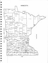 Minnesota State Map, Steele County 1970